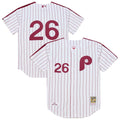 Philadelphia Phillies Mitchell & Ness White Authentic MLB baseball jersey