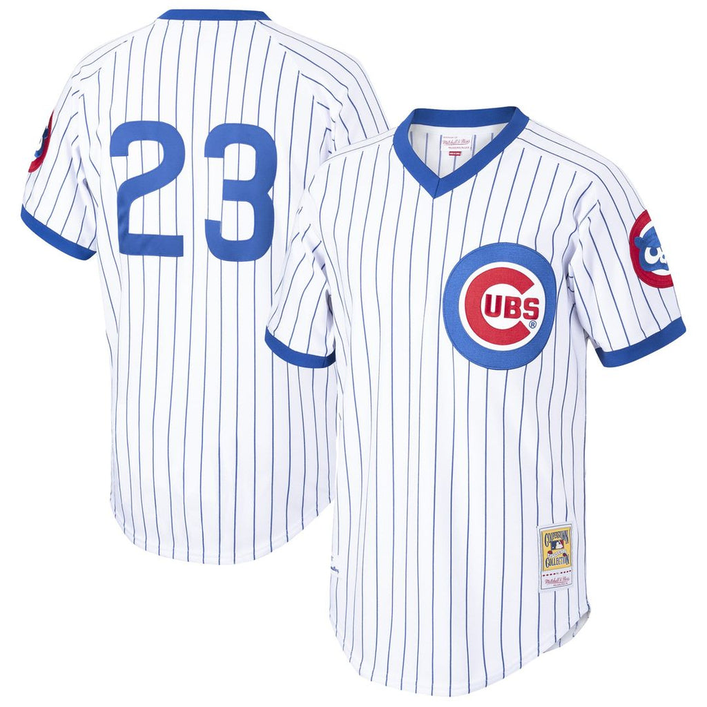 Chicago Cubs Mitchell & Ness White Authentic MLB baseball jersey