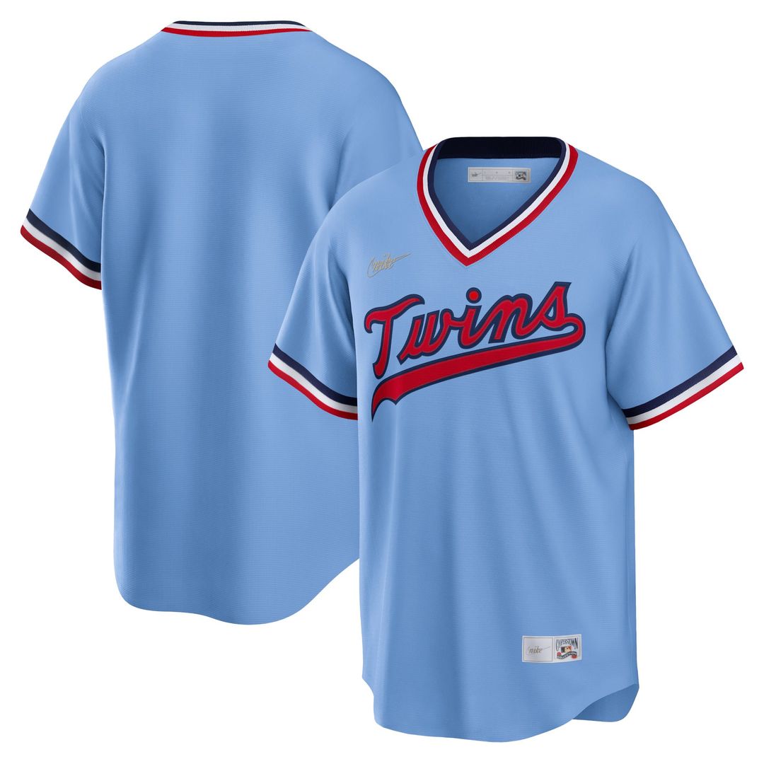 Minnesota Twins Nike Blue Replica MLB baseball jersey
