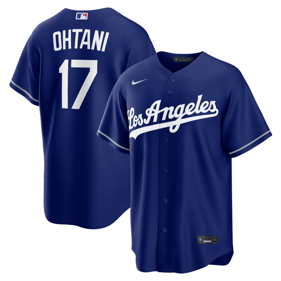 Los Angeles Dodgers Nike Replica Jersey Gray