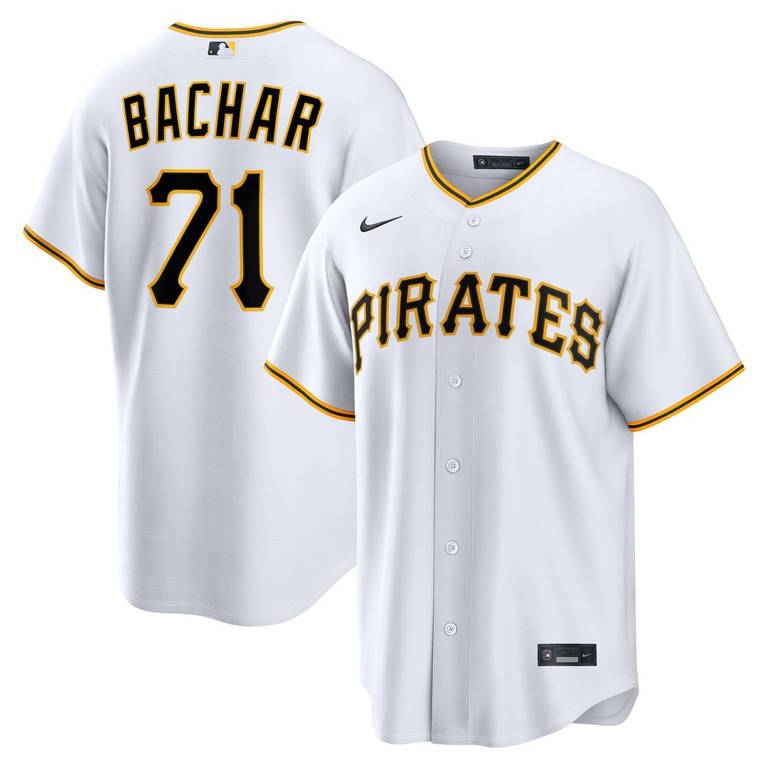 Pittsburgh Pirates Nike White Replica MLB baseball jersey
