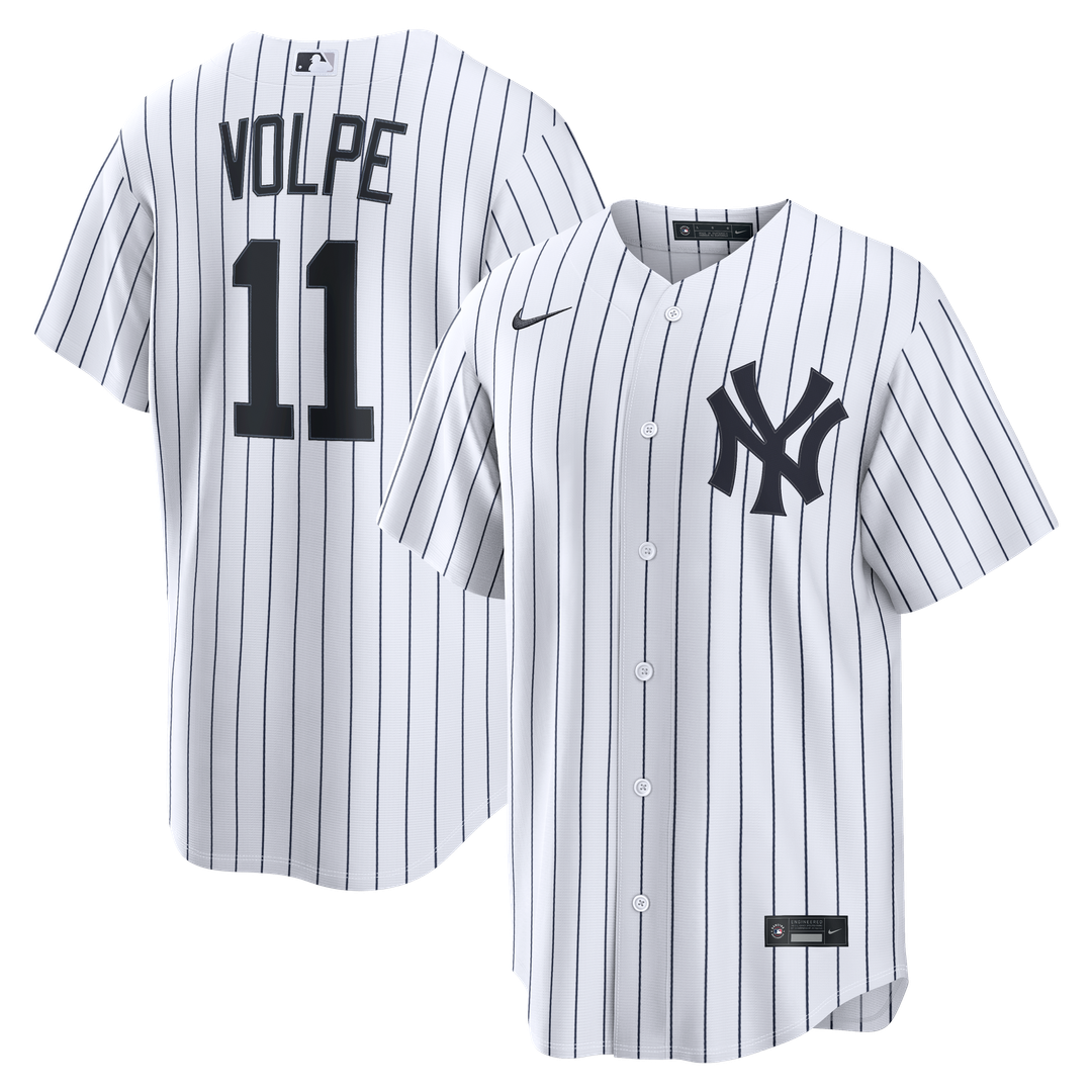 New York Yankees Nike White Replica MLB baseball jersey