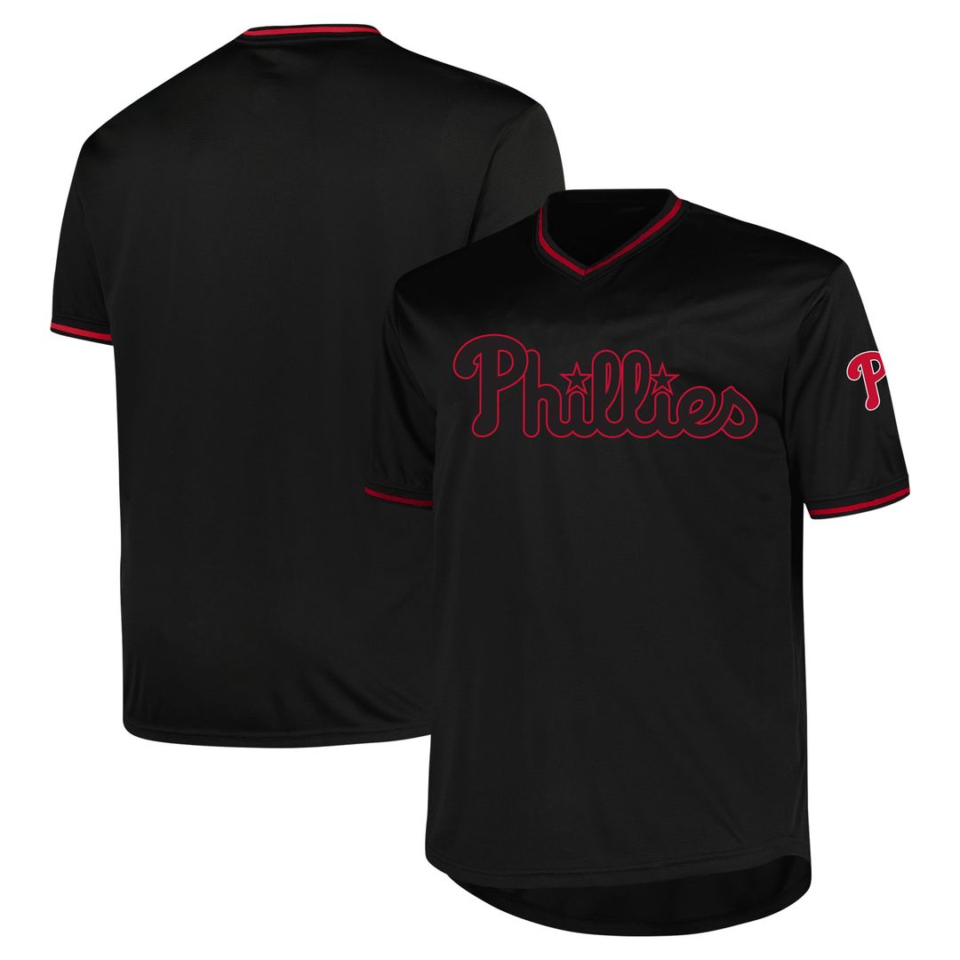 Philadelphia Phillies Profile Black Authentic MLB baseball jersey