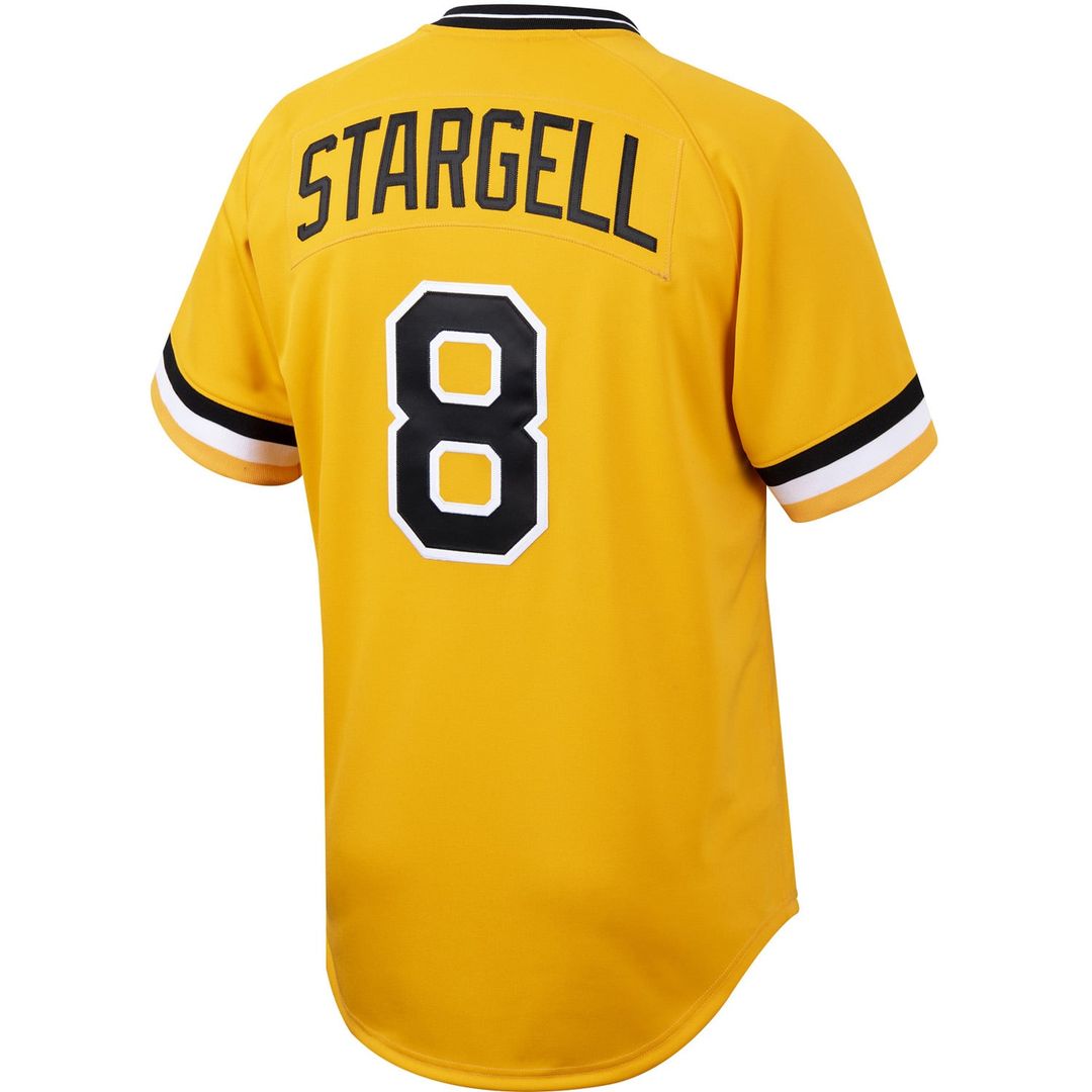 Pittsburgh Pirates Mitchell & Ness Authentic Jersey Gold