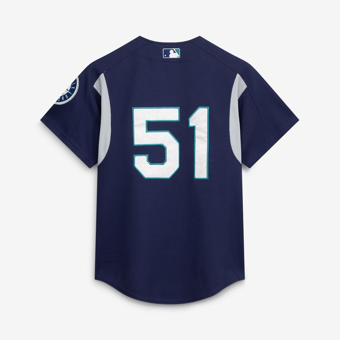 Seattle Mariners Mitchell & Ness Jersey Navy