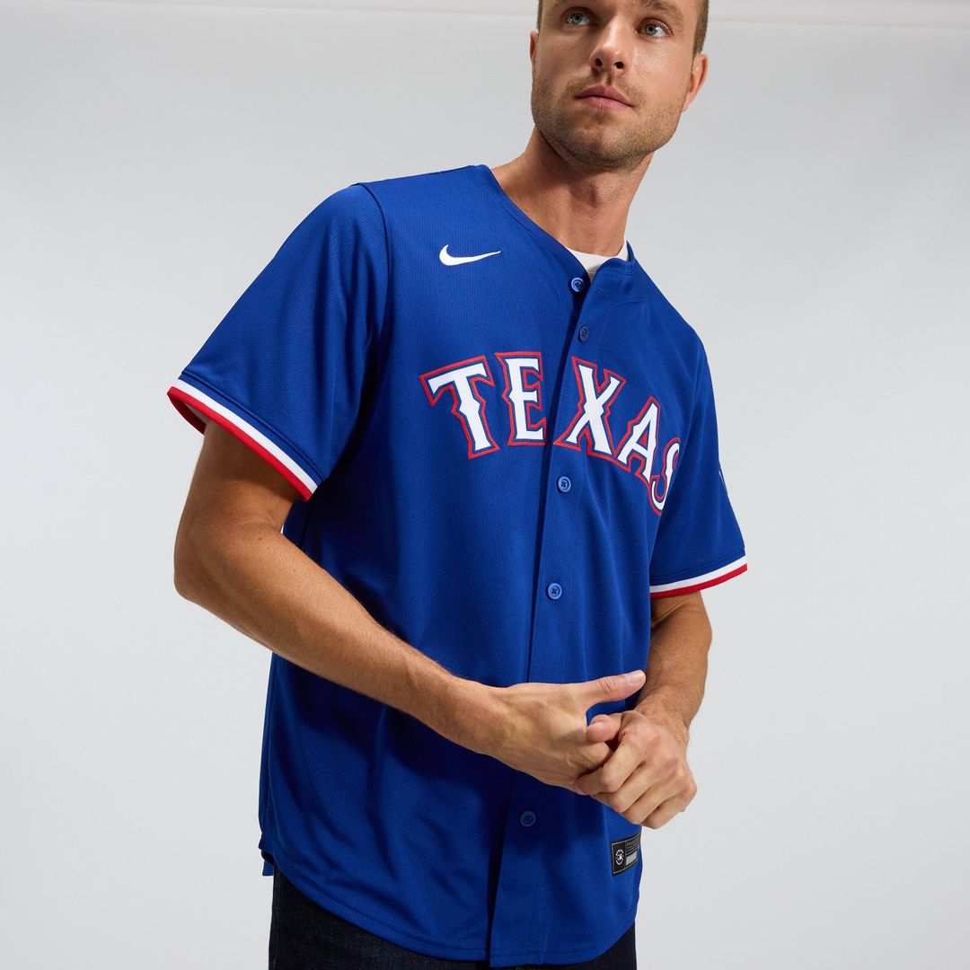 Texas Rangers Nike Jersey Royal