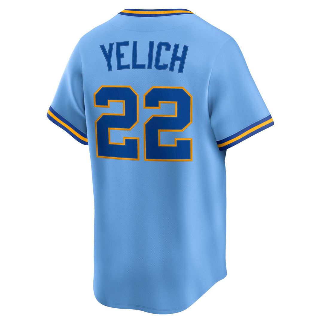 Milwaukee Brewers Nike Jersey Blue