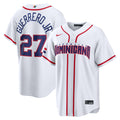 Dominican Republic Baseball Nike White MLB baseball jersey