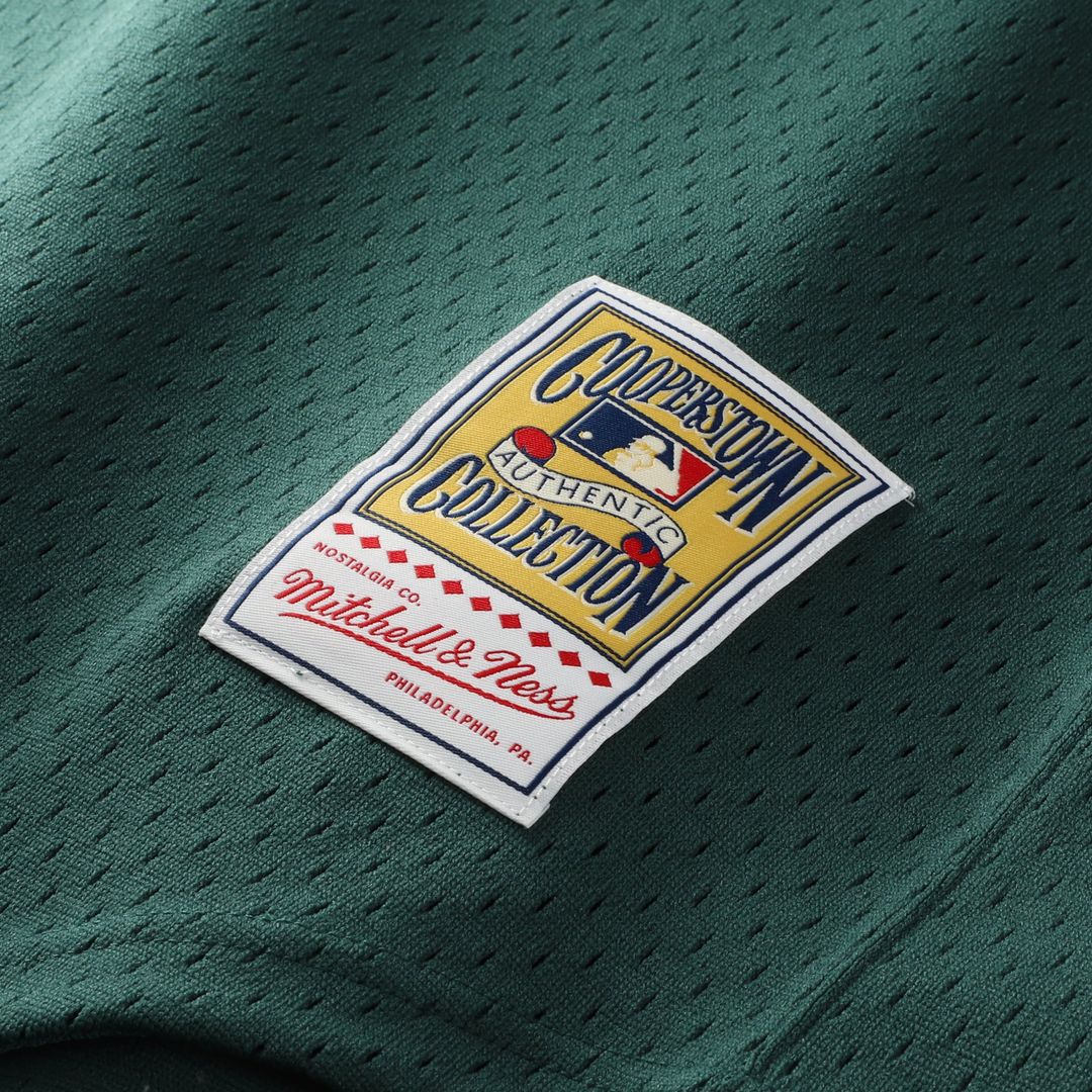 Athletics Mitchell & Ness Authentic Jersey Green