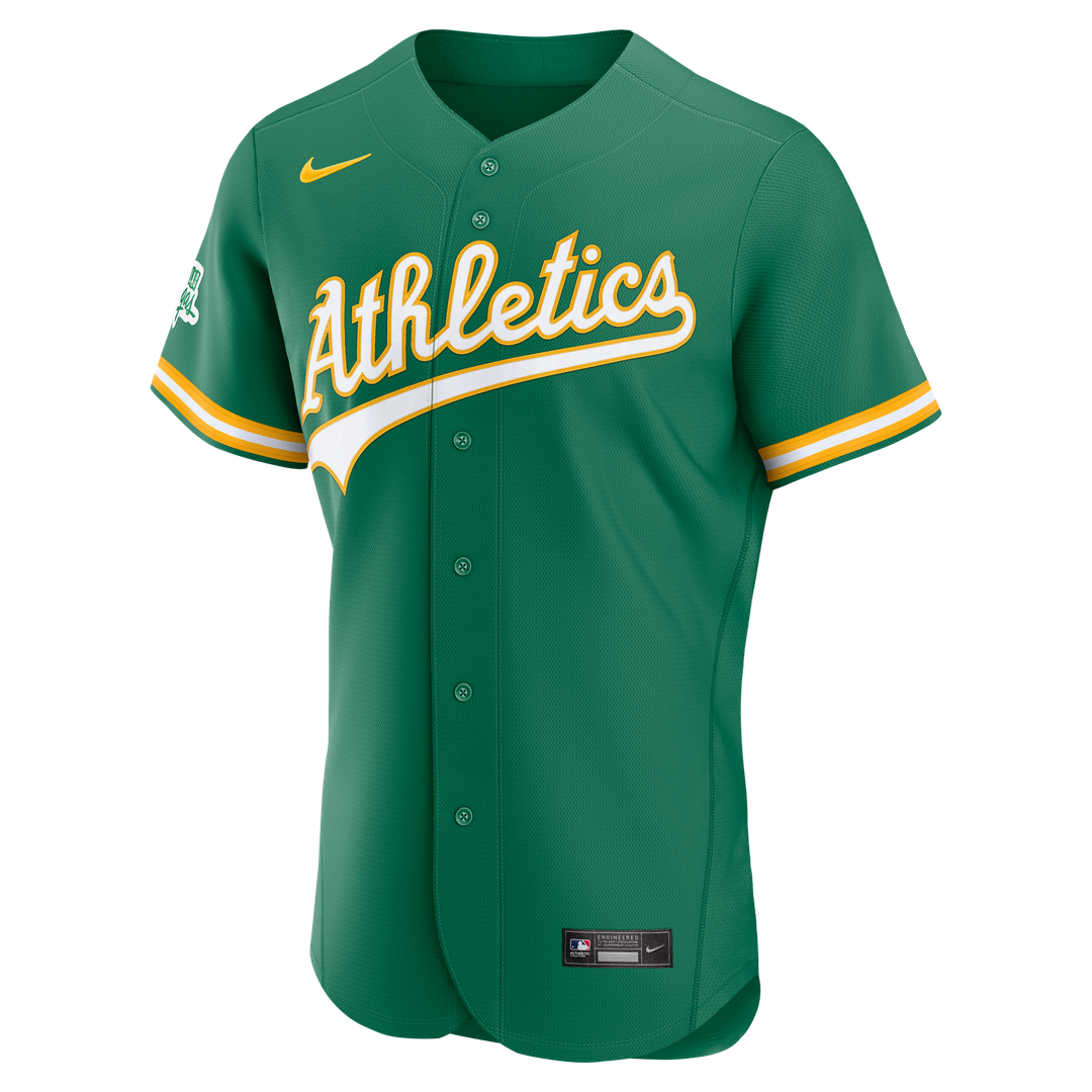 Athletics Nike Authentic Jersey Green