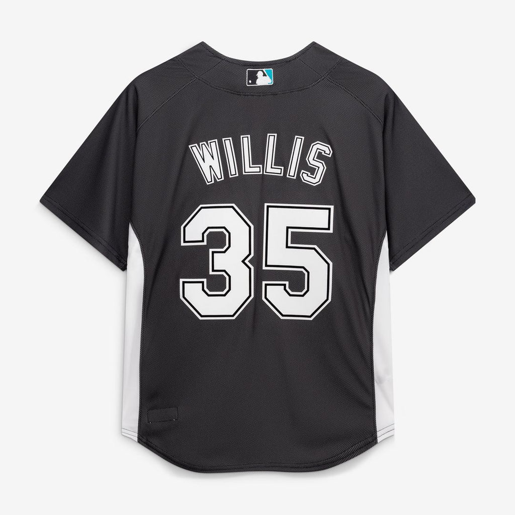 Florida Marlins Mitchell & Ness Authentic Jersey Black