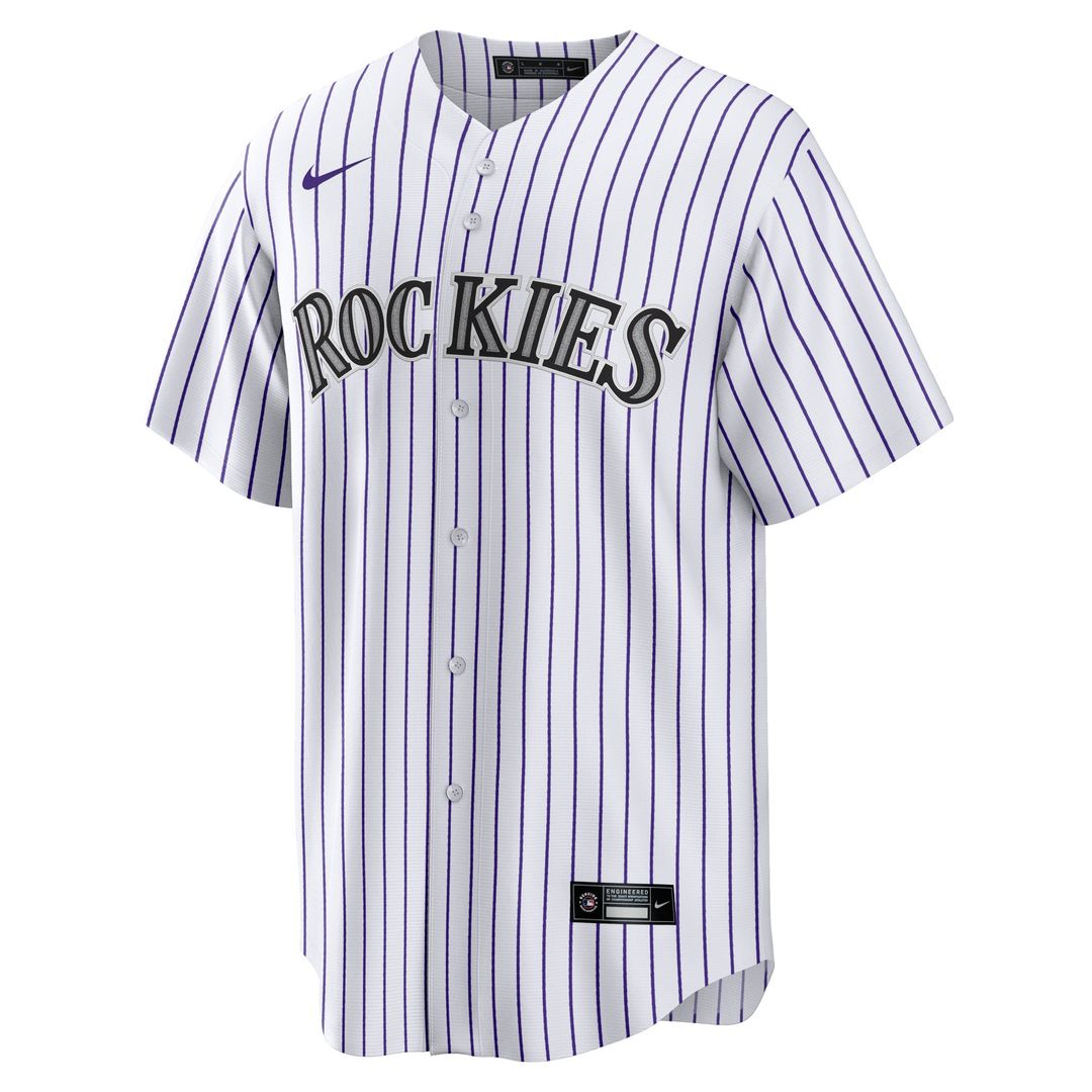 Colorado Rockies Nike Replica Jersey White