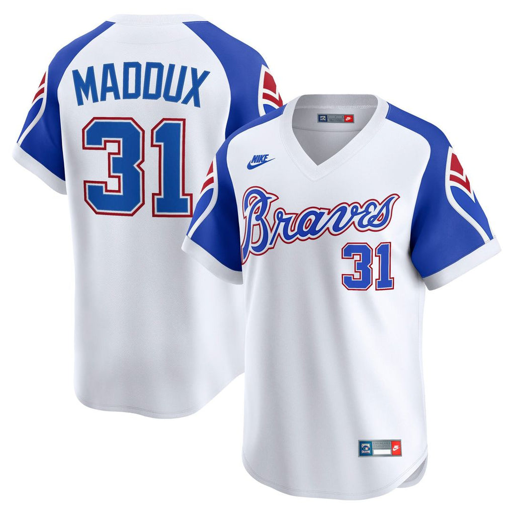 Atlanta Braves Nike White MLB baseball jersey