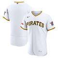 Pittsburgh Pirates Nike White Authentic MLB baseball jersey