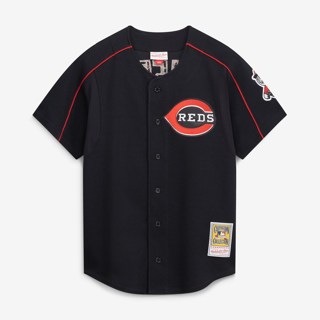 Cincinnati Reds Mitchell & Ness Authentic Jersey Black